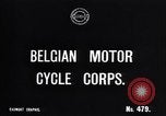 Standbild belgischen Motor Cycle Korps Paris Frankreich, 1915, aus Sekunde 3 historischem Filmmaterial Videoclip 65675024142