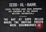 Image Première Guerre Mondiale Sedd el Bahr cap Helles Dardanelles Turquie, 1915, de la seconde 3 séquences d'archives historiques vidéo 65675024149