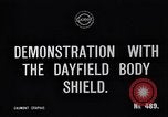 Immagine di Corpo Dayfield Shield Regno Unito, 1917, secondo 4 filmato di repertorio 65675024153
