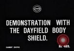Immagine di Corpo Dayfield Shield Regno Unito, 1917, secondo 7 filmato di repertorio 65675024153