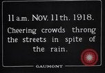 Standbild Armistice Day London England Vereinigtes Königreich, 1918, aus Sekunde 8 historischem Filmmaterial Videoclip 65675024160