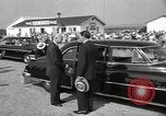 Image of President and Mrs Eisenhower attend funeral State College Pennsylvania USA, 1954, second 55 stock footage video 65675024189