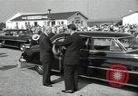 Image of President and Mrs Eisenhower attend funeral State College Pennsylvania USA, 1954, second 56 stock footage video 65675024189