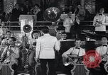 Image of Guillermo Portela conducting orchestra Havana Cuba, 1938, second 16 stock footage video 65675024199