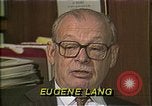 Image of Philanthropist Eugene Lang New York United States USA, 1985, second 31 stock footage video 65675024221