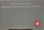 Image of Rubens Peale with Geranium United States USA, 1985, second 60 stock footage video 65675024222
