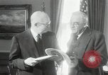 Image of Eisenhower and Dulles in White House Washington DC USA, 1955, second 5 stock footage video 65675024226