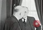 Image of Eisenhower and Dulles in White House Washington DC USA, 1955, second 24 stock footage video 65675024226