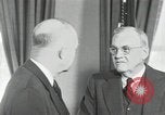 Image of Eisenhower and Dulles in White House Washington DC USA, 1955, second 35 stock footage video 65675024226