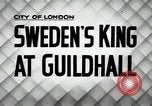 Image of King Gustav VI Adolf and Queen Louise of Sweden London England United Kingdom, 1954, second 6 stock footage video 65675024245