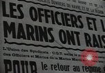 Image des navires français inutilisation Le Havre France, 1954, de la seconde 60 séquences d'archives historiques vidéo 65675024248