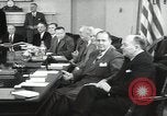 Standbild Präsident Eisenhower und Schrank Washington DC USA, 1953, aus Sekunde 50 historischem Filmmaterial Videoclip 65675024250