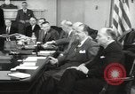 Standbild Präsident Eisenhower und Schrank Washington DC USA, 1953, aus Sekunde 61 historischem Filmmaterial Videoclip 65675024250