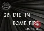 Standbild Feuer Rom Italien, 1947, aus Sekunde 3 historischem Filmmaterial Videoclip 65675024252