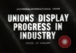 Image of Unions Display United States USA, 1961, second 5 stock footage video 65675024255