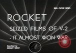 Image of V-2 Rockets Germany, 1943, second 5 stock footage video 65675024298