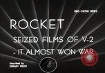 Image of V-2 Rockets Germany, 1943, second 6 stock footage video 65675024298