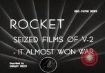Image of V-2 Rockets Germany, 1943, second 7 stock footage video 65675024298