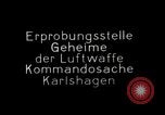 Standbild A-4 Raketen Karlshagen Deutschland, 1944, aus Sekunde 3 historischem Filmmaterial Videoclip 65675024318