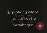 Standbild A-4 Raketen Karlshagen Deutschland, 1944, aus Sekunde 6 historischem Filmmaterial Videoclip 65675024320