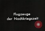 Image of Post WWI German aircraft Germany, 1938, second 6 stock footage video 65675024362