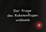 Image of Rudolf Nebel, Reinhold Tiling and Eugene Sanger in German Germany, 1934, second 46 stock footage video 65675024368