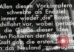 Image of Animated German science fiction film about space travel Germany, 1937, second 3 stock footage video 65675024369