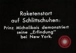 Image of Flight of first rocket-propelled airplane Germany, 1928, second 57 stock footage video 65675024370