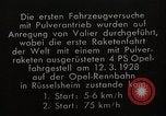 Image fusées Berlin Allemagne, 1928, de la seconde 7 séquences d'archives historiques vidéo 65675024376