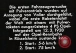 Image fusées Berlin Allemagne, 1928, de la seconde 23 séquences d'archives historiques vidéo 65675024376
