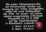 Image fusées Berlin Allemagne, 1928, de la seconde 29 séquences d'archives historiques vidéo 65675024376
