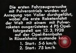 Image fusées Berlin Allemagne, 1928, de la seconde 30 séquences d'archives historiques vidéo 65675024376