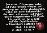 Image fusées Berlin Allemagne, 1928, de la seconde 32 séquences d'archives historiques vidéo 65675024376