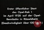 Image fusées Berlin Allemagne, 1928, de la seconde 38 séquences d'archives historiques vidéo 65675024376