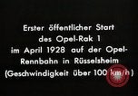 Image fusées Berlin Allemagne, 1928, de la seconde 39 séquences d'archives historiques vidéo 65675024376