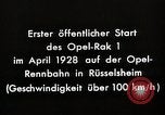 Image fusées Berlin Allemagne, 1928, de la seconde 41 séquences d'archives historiques vidéo 65675024376