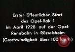 Image fusées Berlin Allemagne, 1928, de la seconde 44 séquences d'archives historiques vidéo 65675024376