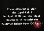 Image fusées Berlin Allemagne, 1928, de la seconde 45 séquences d'archives historiques vidéo 65675024376