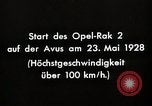 Image fusées Berlin Allemagne, 1928, de la seconde 54 séquences d'archives historiques vidéo 65675024376