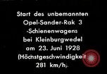 Immagine di Rocketry Germania, 1928, secondo 1 filmato di repertorio 65675024377