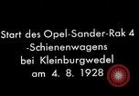 Immagine di Rocketry Germania, 1928, secondo 1 filmato di repertorio 65675024378