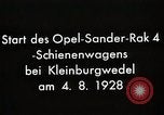 Immagine di Rocketry Germania, 1928, secondo 3 filmato di repertorio 65675024378