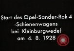 Immagine di Rocketry Germania, 1928, secondo 4 filmato di repertorio 65675024378