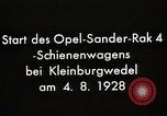 Immagine di Rocketry Germania, 1928, secondo 5 filmato di repertorio 65675024378