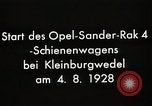 Immagine di Rocketry Germania, 1928, secondo 6 filmato di repertorio 65675024378