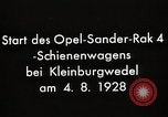 Immagine di Rocketry Germania, 1928, secondo 7 filmato di repertorio 65675024378