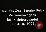 Immagine di Rocketry Germania, 1928, secondo 8 filmato di repertorio 65675024378