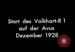 Immagine di Rocketry Germania, 1928, secondo 1 filmato di repertorio 65675024379