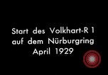 Standbild Rocket propelled Auto Nurburg Deutschland, 1929, aus Sekunde 1 historischem Filmmaterial Videoclip 65675024380