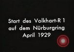 Standbild Rocket propelled Auto Nurburg Deutschland, 1929, aus Sekunde 3 historischem Filmmaterial Videoclip 65675024380
